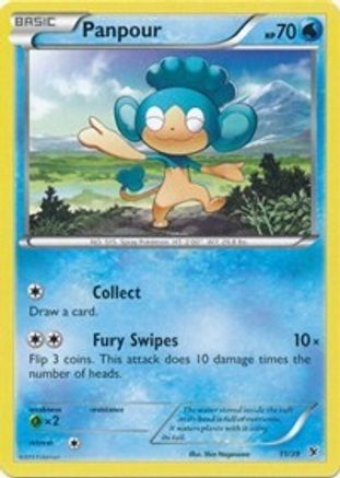 Panpour 11/39 [XY: Kalos Starter Set] Pokemon Single Pokémon
