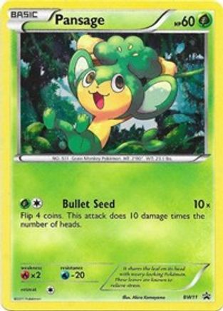 Pansage - BW11 (/101) Holofoil [Promos: BW Promos] Pokemon Single Pokémon
