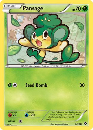 Pansage (/99) Reverse Holofoil [BW: Next Destinies] Pokemon Single Pokémon