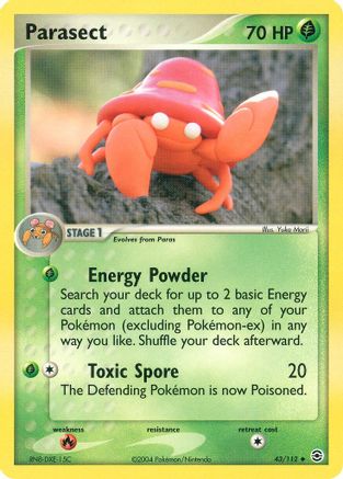 Parasect (/112) Reverse Holofoil [EX: FireRed & LeafGreen] Pokemon Single Pokémon