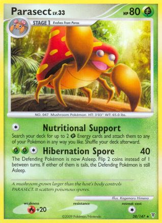 Parasect (/147) Reverse Holofoil [Platinum: Supreme Victors] Pokemon Single Pokémon