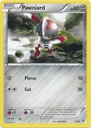 Pawniard 19/39 [XY: Kalos Starter Set] Pokemon Single Pokémon