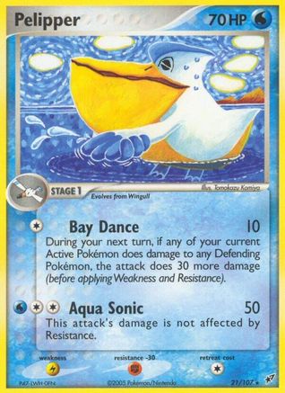 Pelipper (/107) [EX: Deoxys] Pokemon Single Pokémon