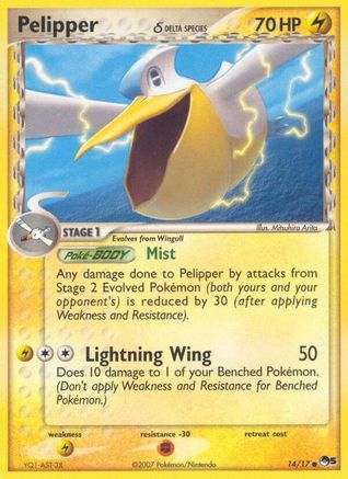 Pelipper (Delta Species) (14/17) Holofoil [Promos: POP Series 5] Pokemon Single Pokémon