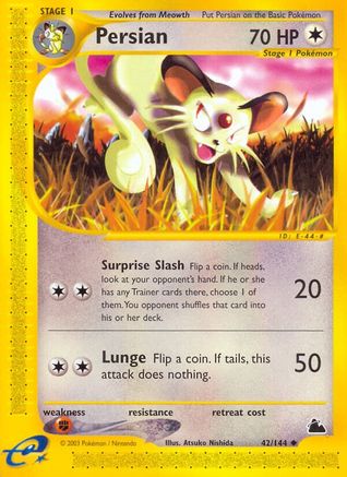 Persian (/144) Reverse Holofoil [Vintage: Skyridge] Pokemon Single Pokémon