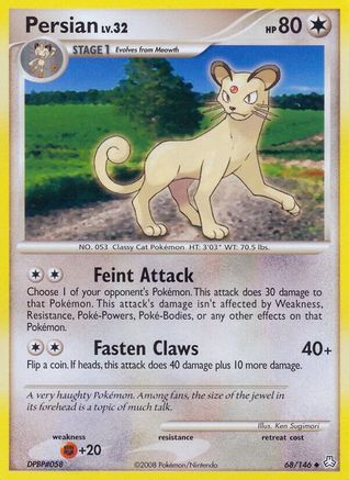 Persian (/146) Reverse Holofoil [DP: Legends Awakened] Pokemon Single Pokémon