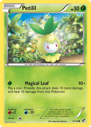 Petilil (9/114) Reverse Holofoil [BW: Base Set] Pokemon Single Pokémon