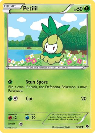 Petilil (/98) Reverse Holofoil [BW: Emerging Powers] Pokemon Single Pokémon