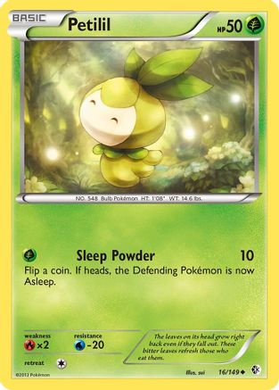 Petilil (/149) [BW: Boundaries Crossed] Pokemon Single Pokémon