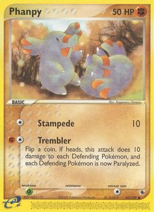 Phanpy (62/109) Reverse Holofoil [Ruby and Sapphire] Pokemon Single Pokémon