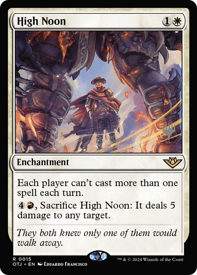 High Noon (PPOTJ-015) [Outlaws of Thunder Junction Promos] MTG Single Wizards of the Coast