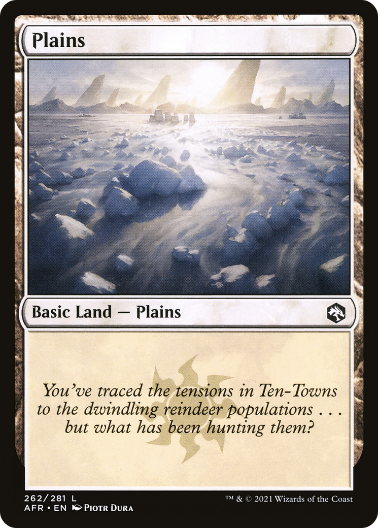 Plains (AFR-262) [Adventures in the Forgotten Realms] MTG Single Wizards of the Coast