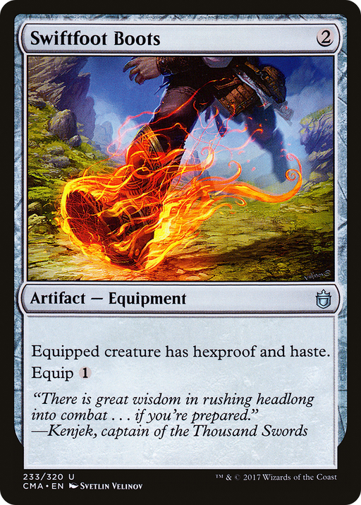 Swiftfoot Boots (CMA-233) [Commander Anthology] MTG Single Wizards of the Coast