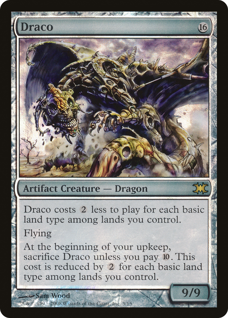 Draco (DRB-003) [Misc] From the Vault: Dragons Foil MTG Single Wizards of the Coast