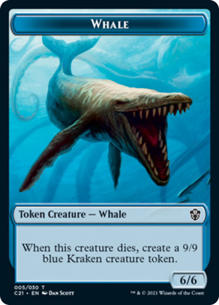 Whale (TC21-005) [Tokens] Commander 2021 Tokens MTG Single Wizards of the Coast