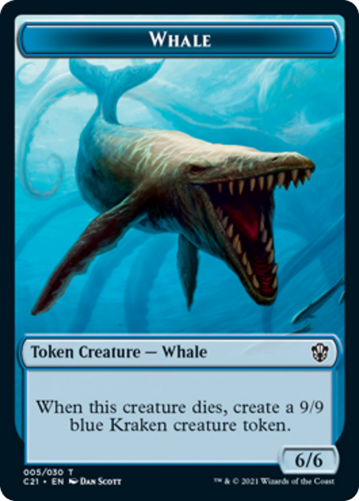 Whale (TC21-005) [Tokens] Commander 2021 Tokens MTG Single Wizards of the Coast
