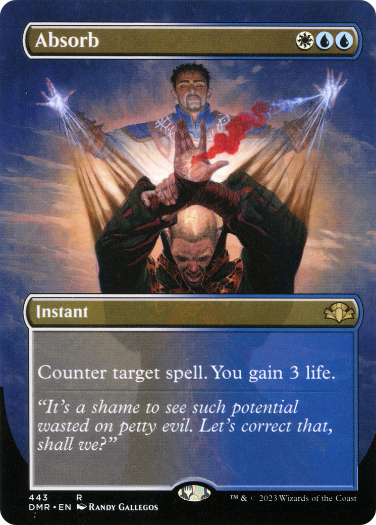 Absorb (DMR-443) [Dominaria Remastered] (Borderless) Foil MTG Single Wizards of the Coast