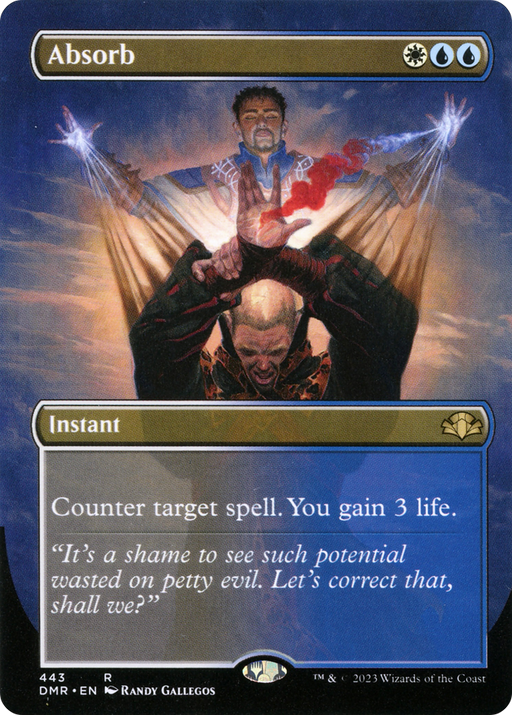 Absorb (DMR-443) [Dominaria Remastered] (Borderless) Foil MTG Single Wizards of the Coast