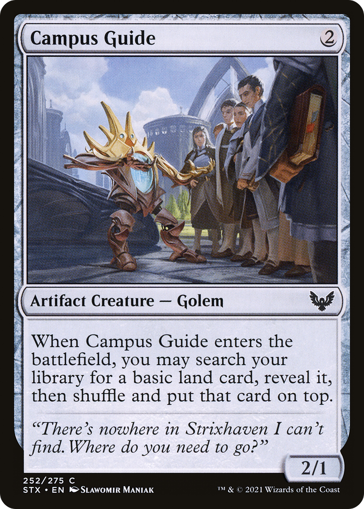 Campus Guide (STX-252) [Strixhaven: School of Mages] MTG Single Wizards of the Coast