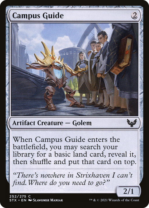 Campus Guide (STX-252) [Strixhaven: School of Mages] MTG Single Wizards of the Coast