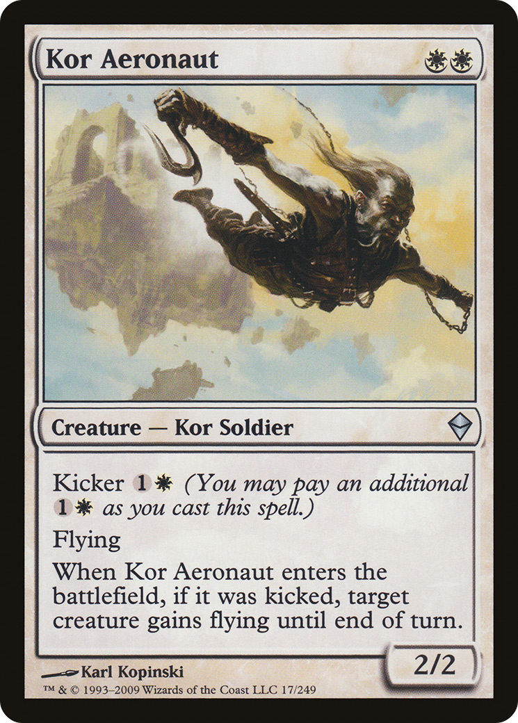 Kor Aeronaut (ZEN-017) [Zendikar] MTG Single Wizards of the Coast