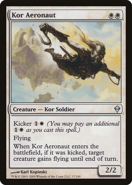 Kor Aeronaut (ZEN-017) [Zendikar] MTG Single Wizards of the Coast