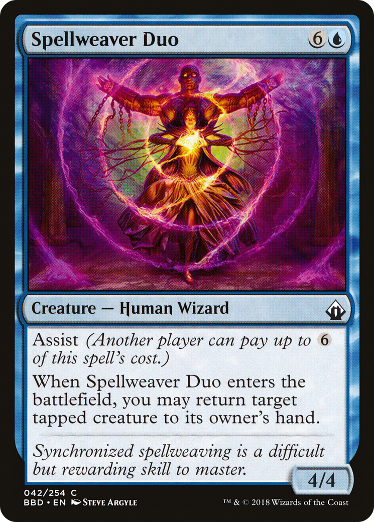 Spellweaver Duo (BBD-042) [Battlebond] MTG Single Wizards of the Coast