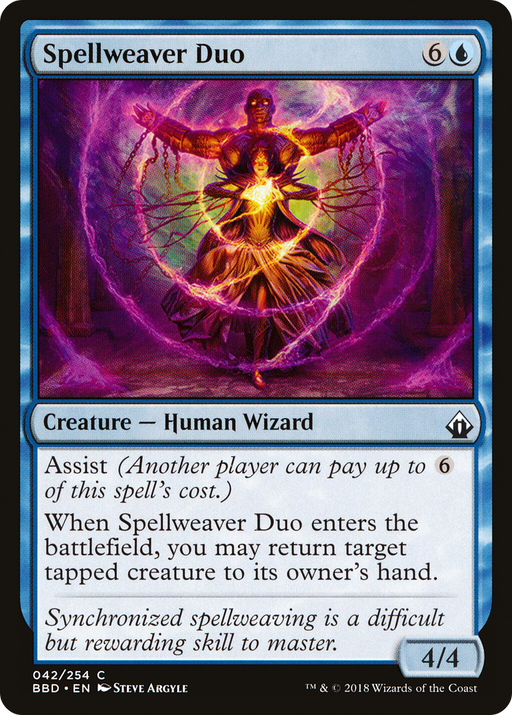 Spellweaver Duo (BBD-042) [Battlebond] MTG Single Wizards of the Coast