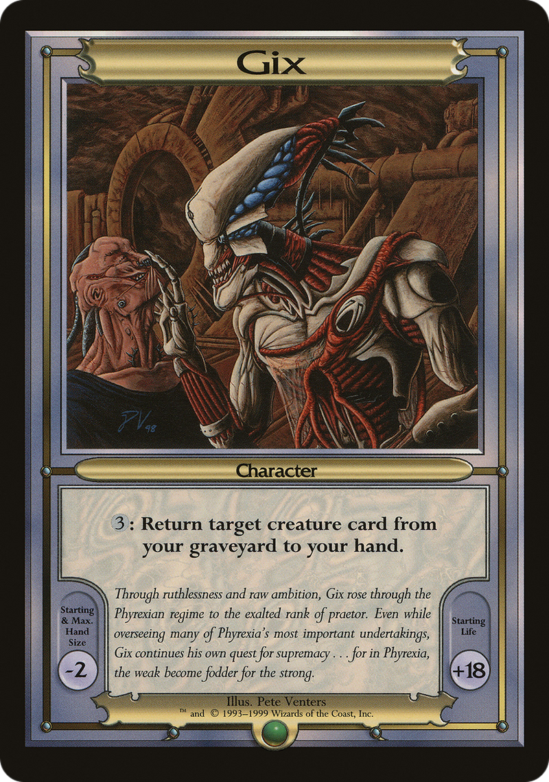 Gix (VNG-402) [Oversized] Vanguard Series MTG Single Wizards of the Coast