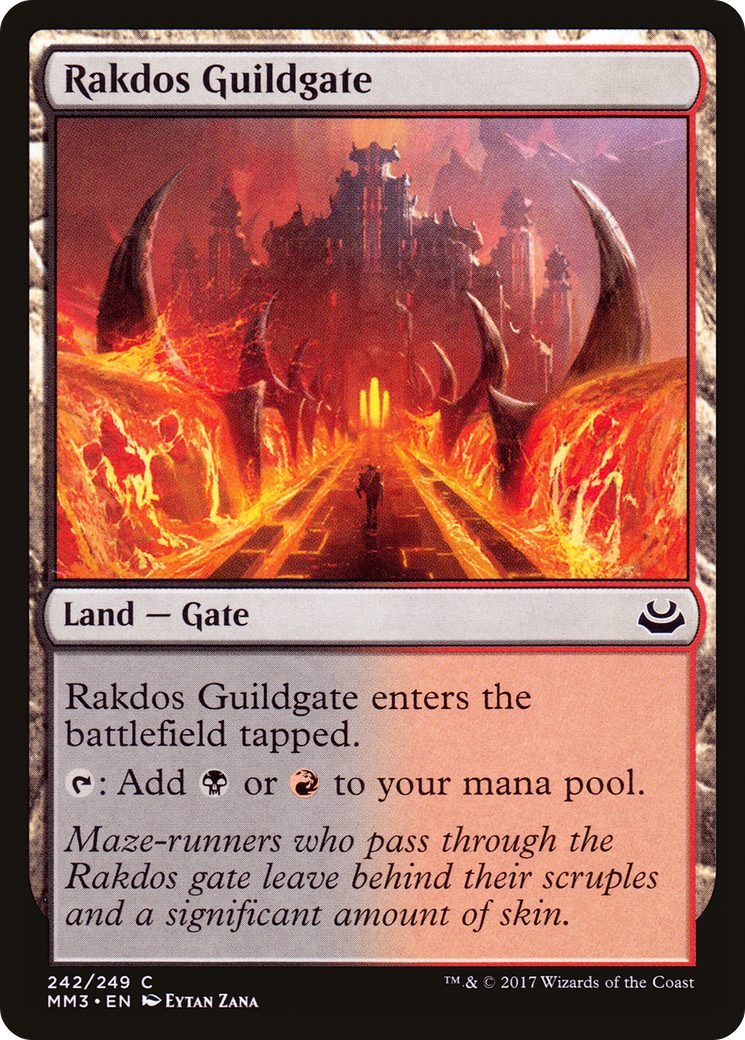 Rakdos Guildgate (MM3-242) [Modern Masters 2017] MTG Single Modern Masters 2017