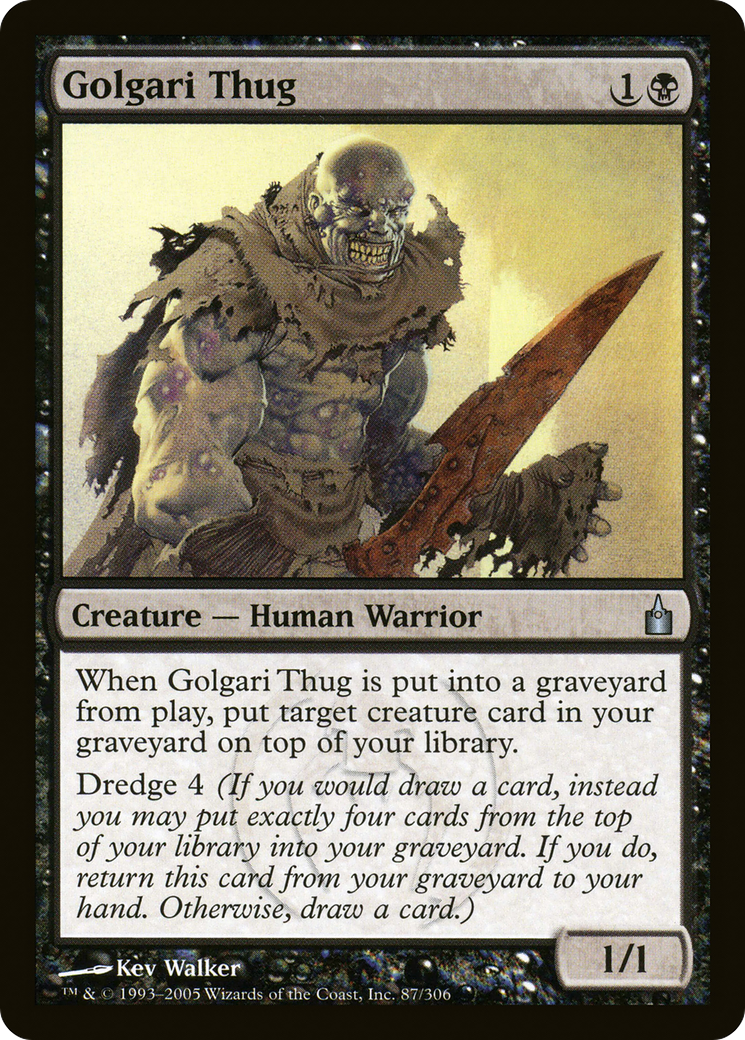 Golgari Thug (RAV-087) [Ravnica: City of Guilds] MTG Single Wizards of the Coast