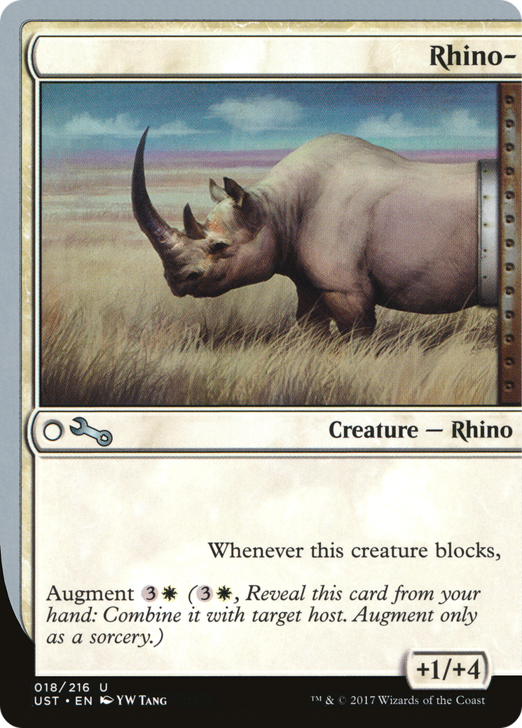 Rhino- (UST-018) [Unstable] Foil MTG Single Wizards of the Coast