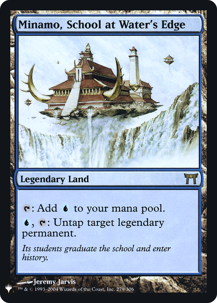 Minamo, School at Water's Edge (LIST-CHK-279) [Mystery Booster] The List Foil MTG Single Wizards of the Coast