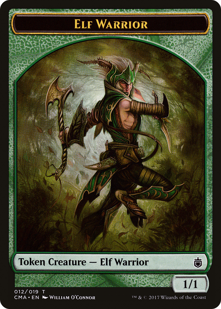 Elf Warrior (CMA-012) [Tokens] Commander Anthology Tokens MTG Single Wizards of the Coast