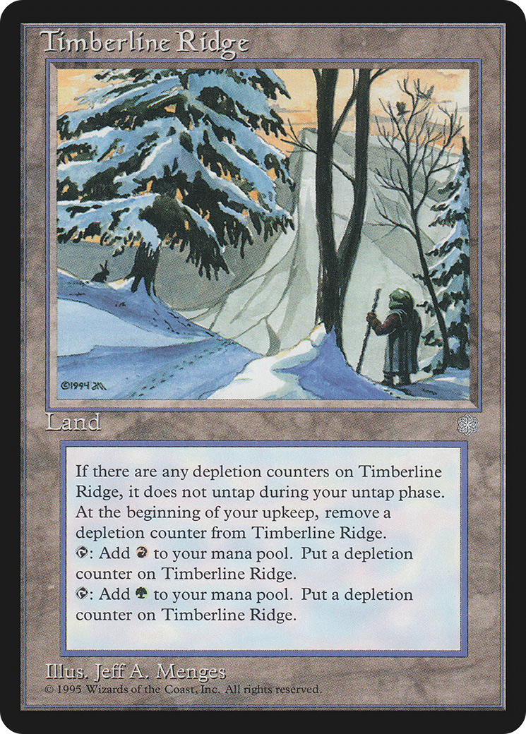 Timberline Ridge (ICE-361) [Ice Age] MTG Single Wizards of the Coast