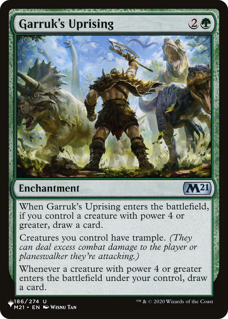 Garruk's Uprising (LIST-186/274) [Mystery Booster] The List MTG Single Wizards of the Coast