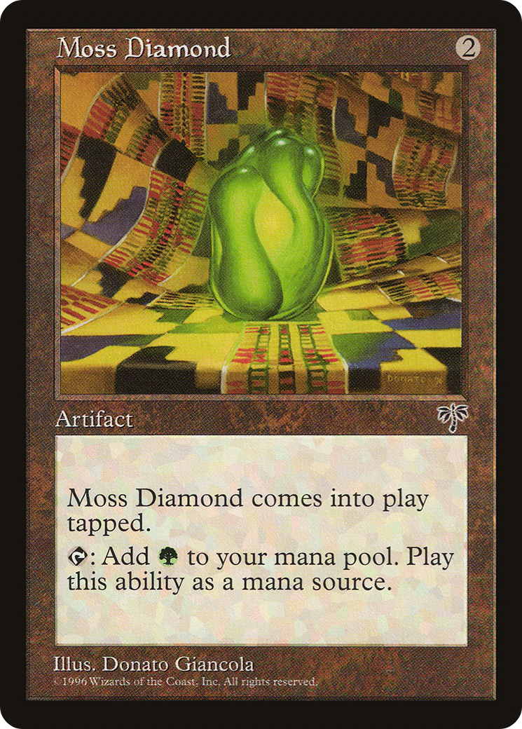 Moss Diamond (MIR-312) [Mirage] MTG Single Wizards of the Coast