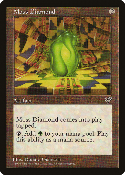 Moss Diamond (MIR-312) [Mirage] MTG Single Wizards of the Coast