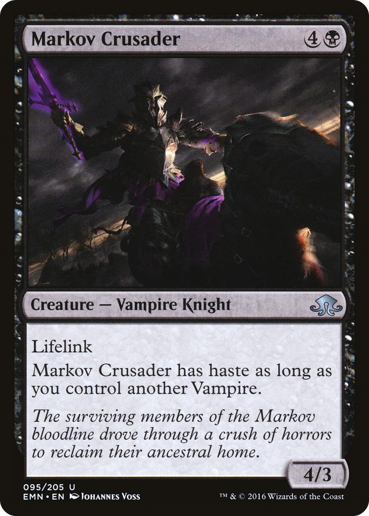 Markov Crusader (EMN-095) [Eldritch Moon] MTG Single Wizards of the Coast