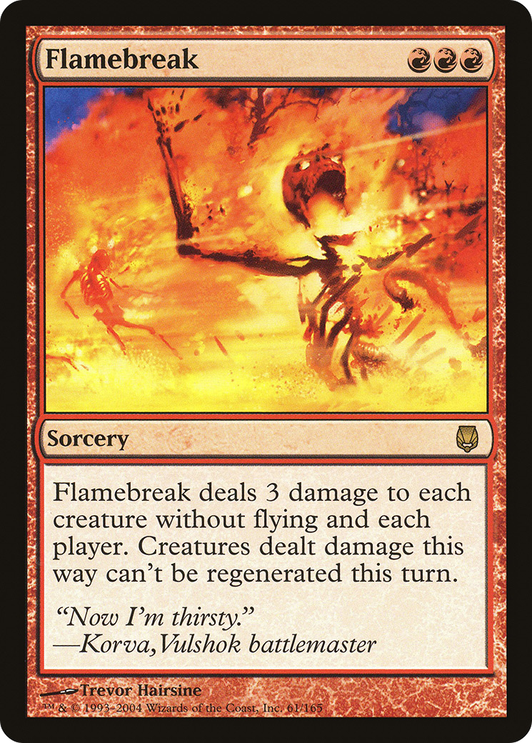 Flamebreak (DST-061) [Darksteel] Foil MTG Single Wizards of the Coast