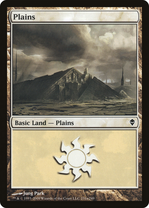 Plains (231a) (ZEN-231A) [Zendikar] MTG Single Wizards of the Coast