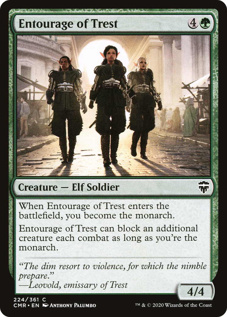 Entourage of Trest (CMR-224) [Commander Legends] MTG Single Wizards of the Coast