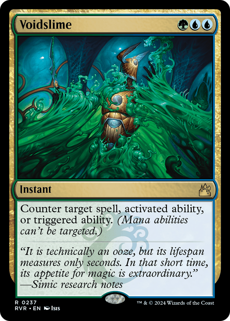 Voidslime (RVR-237) [Ravnica Remastered] MTG Single Wizards of the Coast