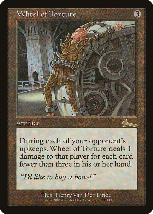 Wheel of Torture (ULG-138) [Urza's Legacy] MTG Single Wizards of the Coast