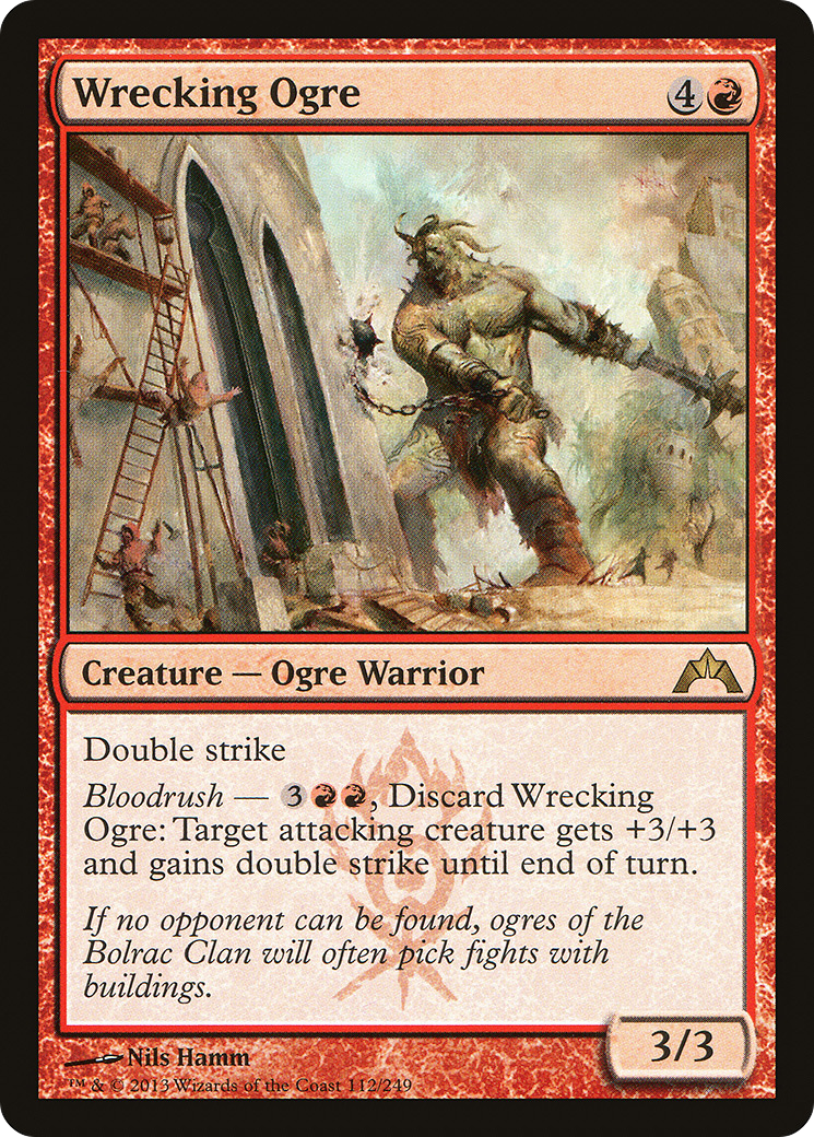 Wrecking Ogre (GTC-112) [Gatecrash] Foil MTG Single Wizards of the Coast