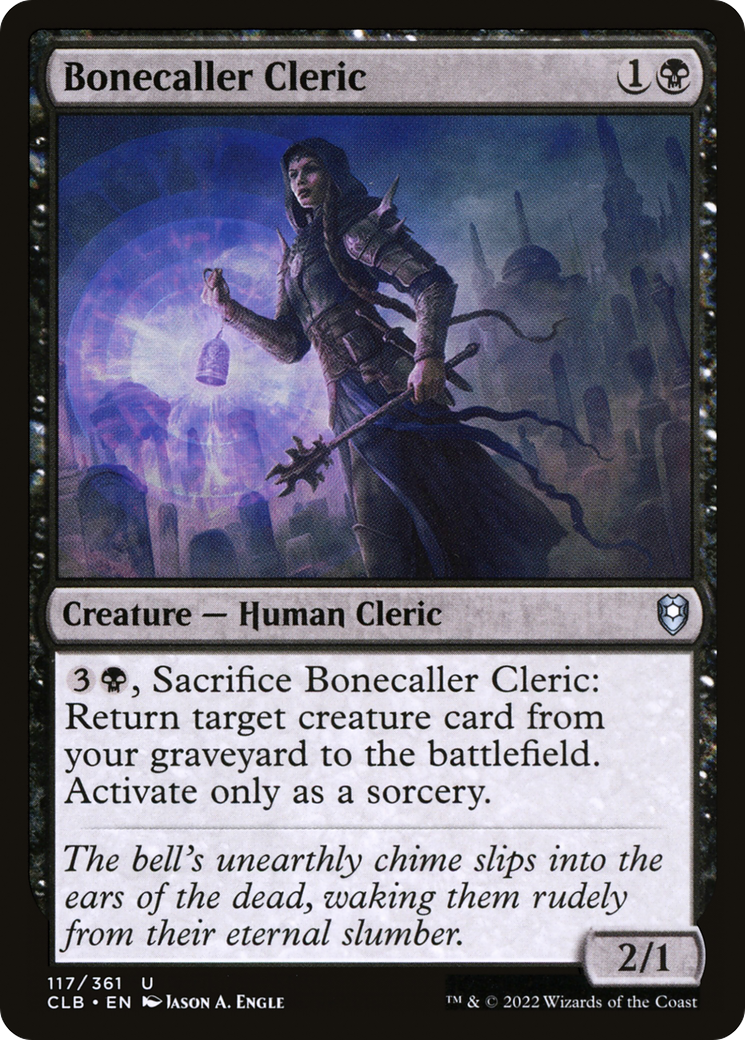 Bonecaller Cleric (CLB-117) [Commander Legends: Battle for Baldur's Gate] MTG Single Wizards of the Coast