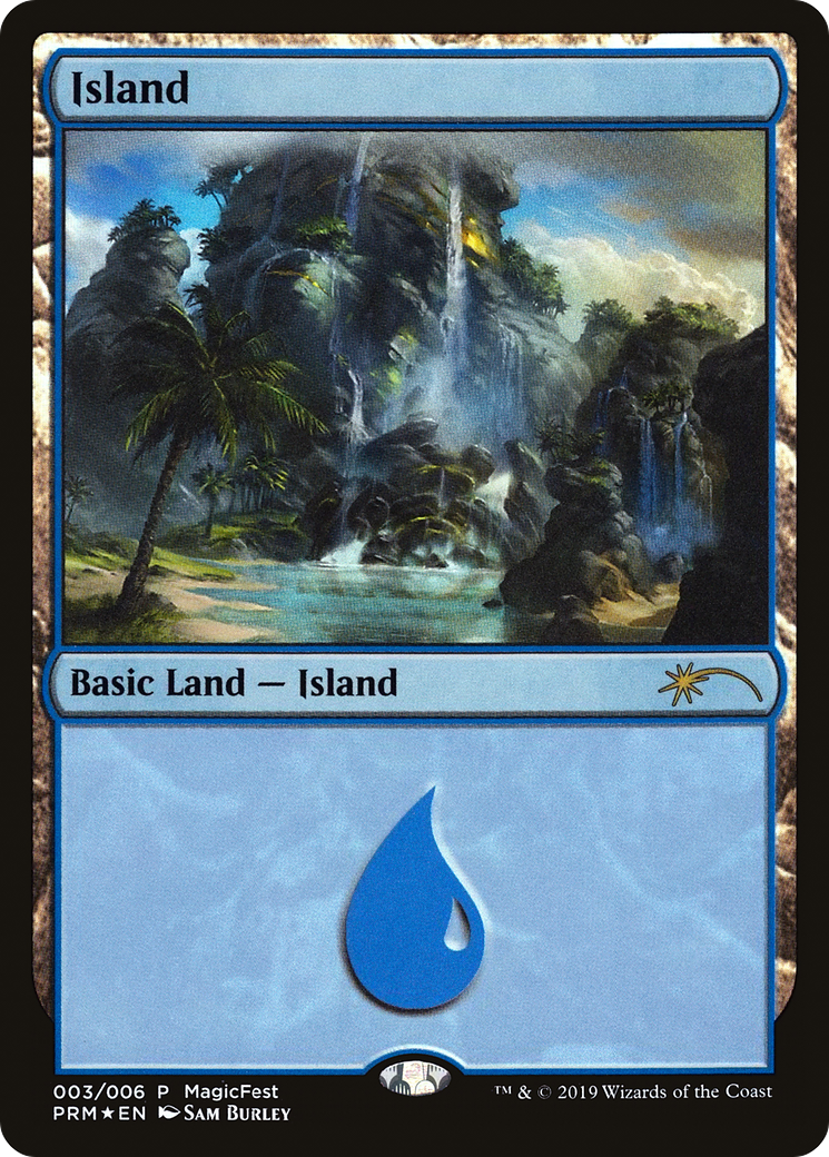 Island (2019) (MFP-003) [Misc] MagicFest 2019 Foil MTG Single Wizards of the Coast