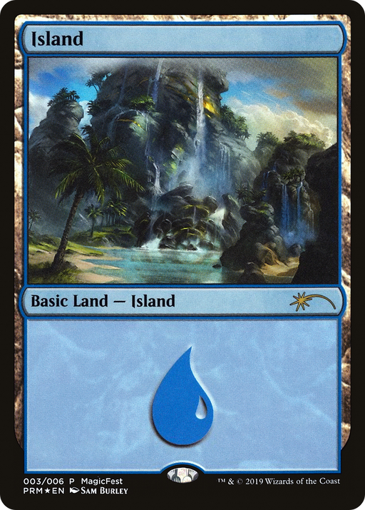 Island (2019) (MFP-003) [Misc] MagicFest 2019 Foil MTG Single Wizards of the Coast