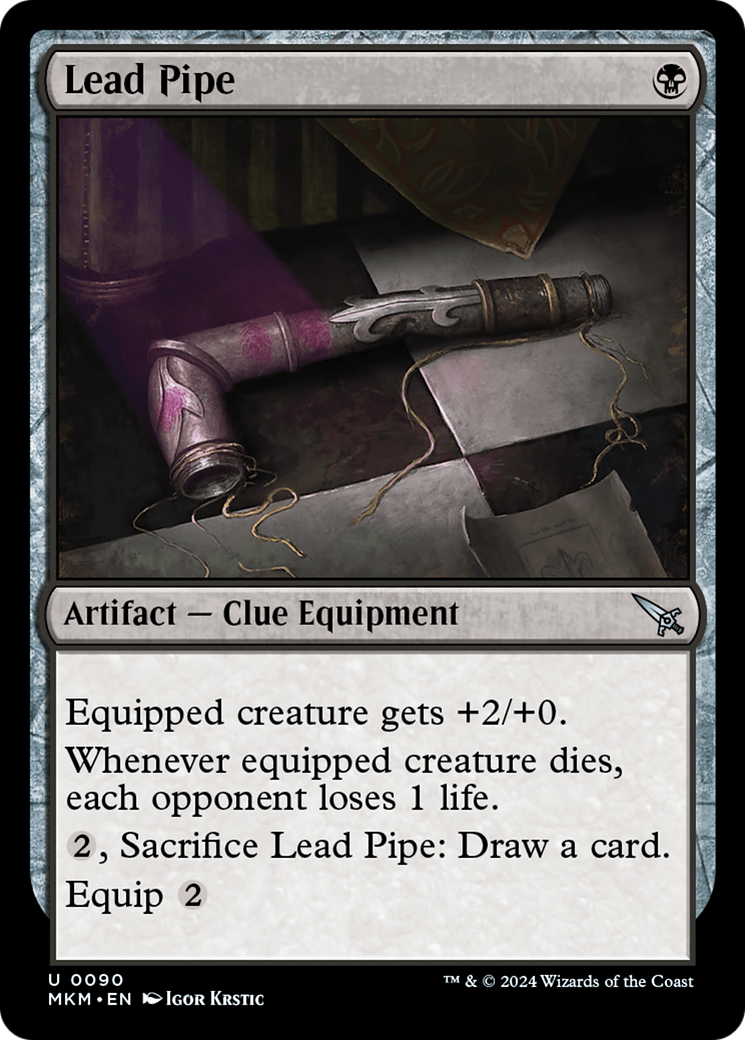 Lead Pipe (MKM-090) [Murders at Karlov Manor] MTG Single Murders at Karlov Manor