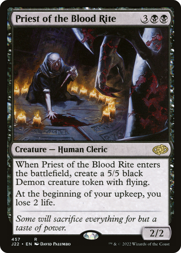 Priest of the Blood Rite (J22-457) [Jumpstart 2022] MTG Single Wizards of the Coast